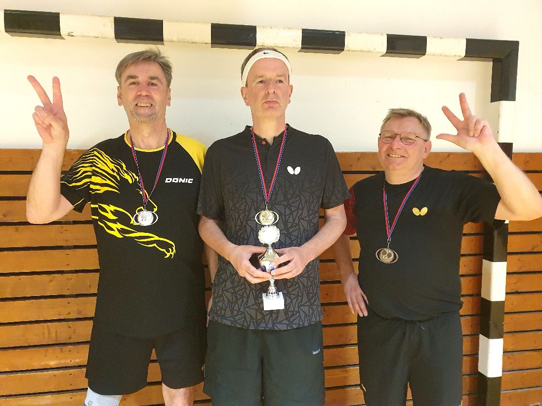 vlnr Silber: J&uuml;rgen Wernerus, Gold: Christian Kliffken, Bronze Kryzstof Apanas